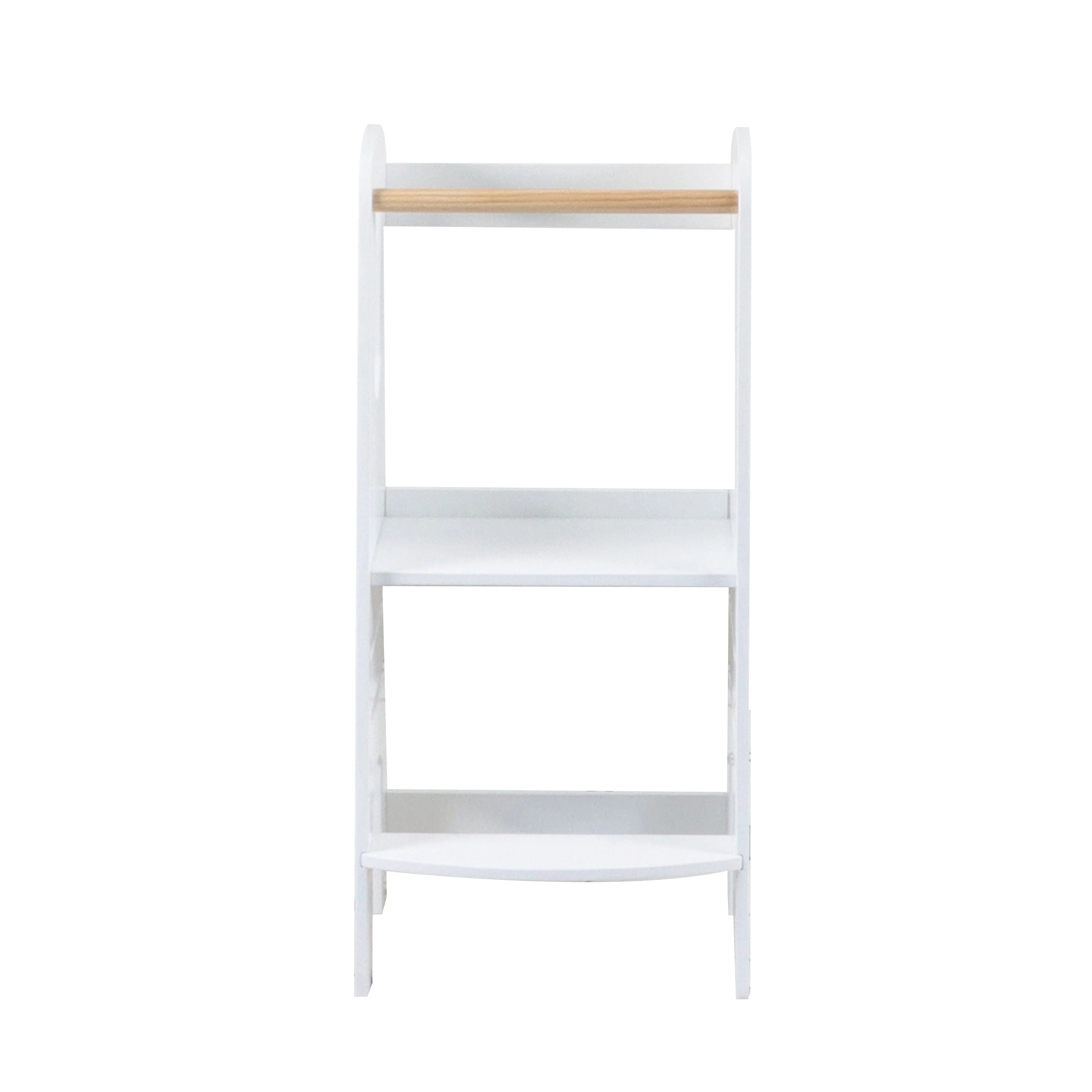 Wooden Kids Step Stool Baby Furniture Wood Children Standing Tower Kitchen Toddler Learning Stools with Adjustable Platform