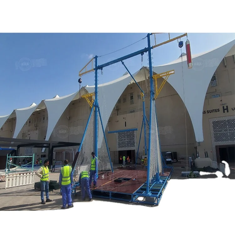 Popular Adult and Kids Adventure Park Set Giant Swing Mobile Giant Swing With Free Jump