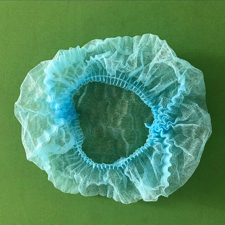 
Machine Made Non Woven Mushroom Clip Cap Surgical Cap Disposable Hair Head Cover Bouffant Caps 