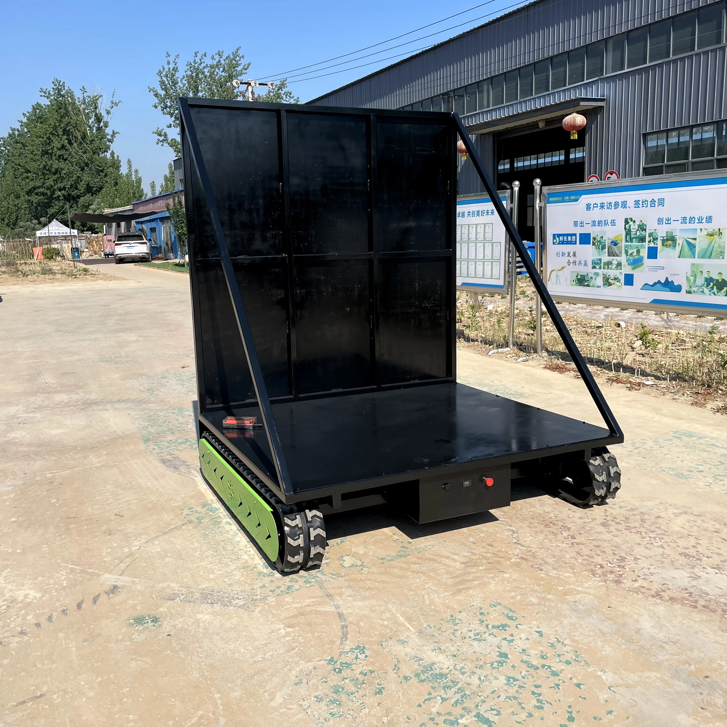 Manufacturers Direct Sale Rubber Track Chassis Steel Track Electric Remote Control Track Chassis