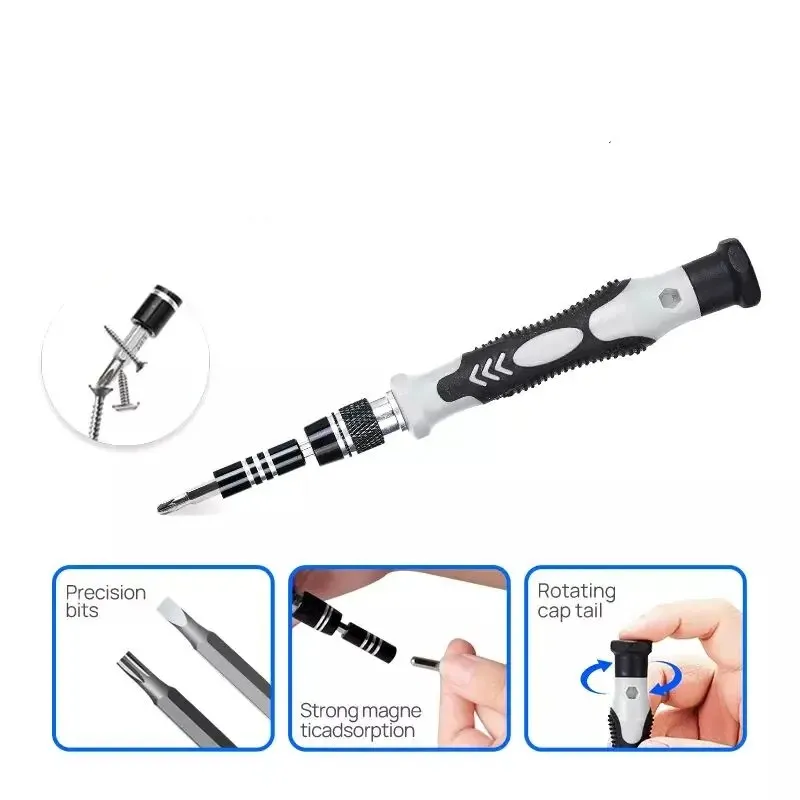 115 in 1Multifunctional Screwdriver Set Computer PC Mobile Phone Equipment Repair Screw Driver Insulation Manual Household Tools