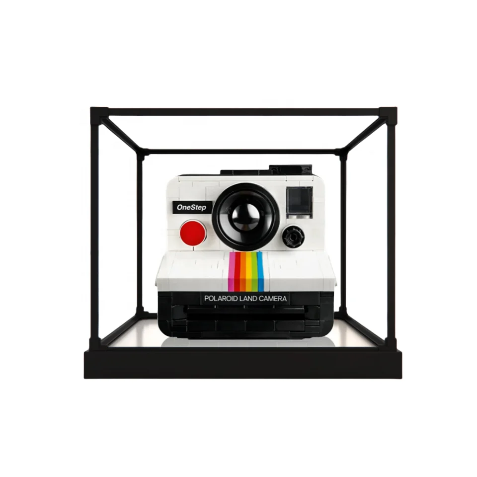 Acrylic Display Case Plastic Box Cube Storage Box Clear Assemble Showcase for Collectibles