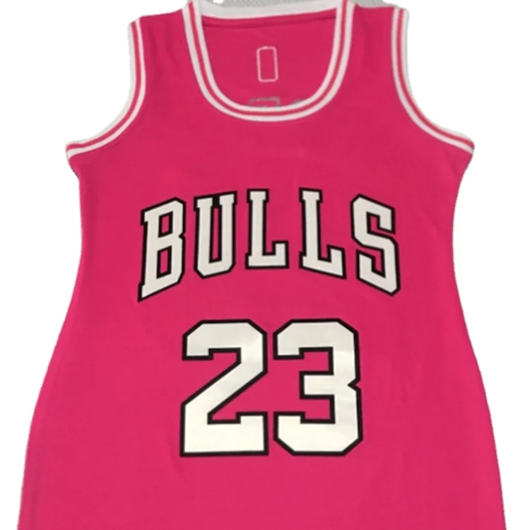 
23# ja mes pink women basketball dress jersey polyester breathable quick dry womens basketball wear 