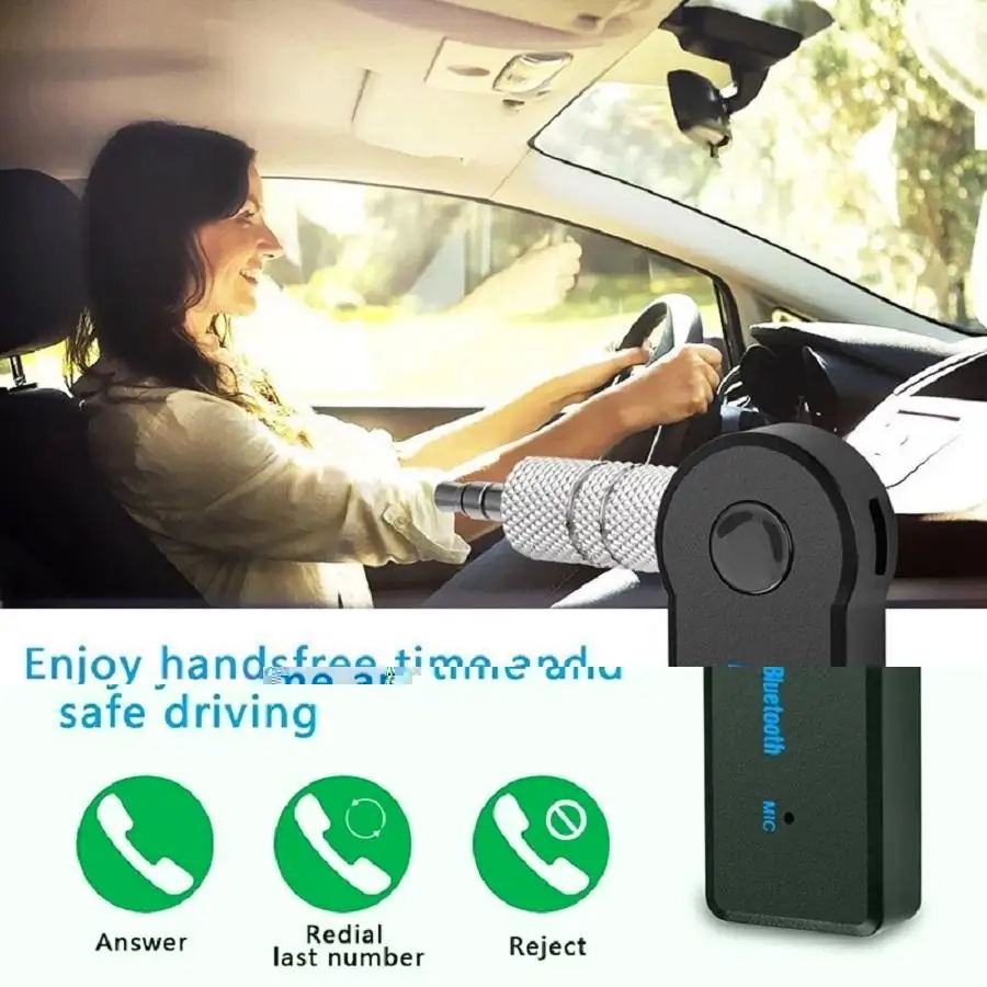 Mini 3.5mm Wireless USB Blue tooth Aux Stereo Audio Music Car Adapter music receiver support wireless blue tooth car kit