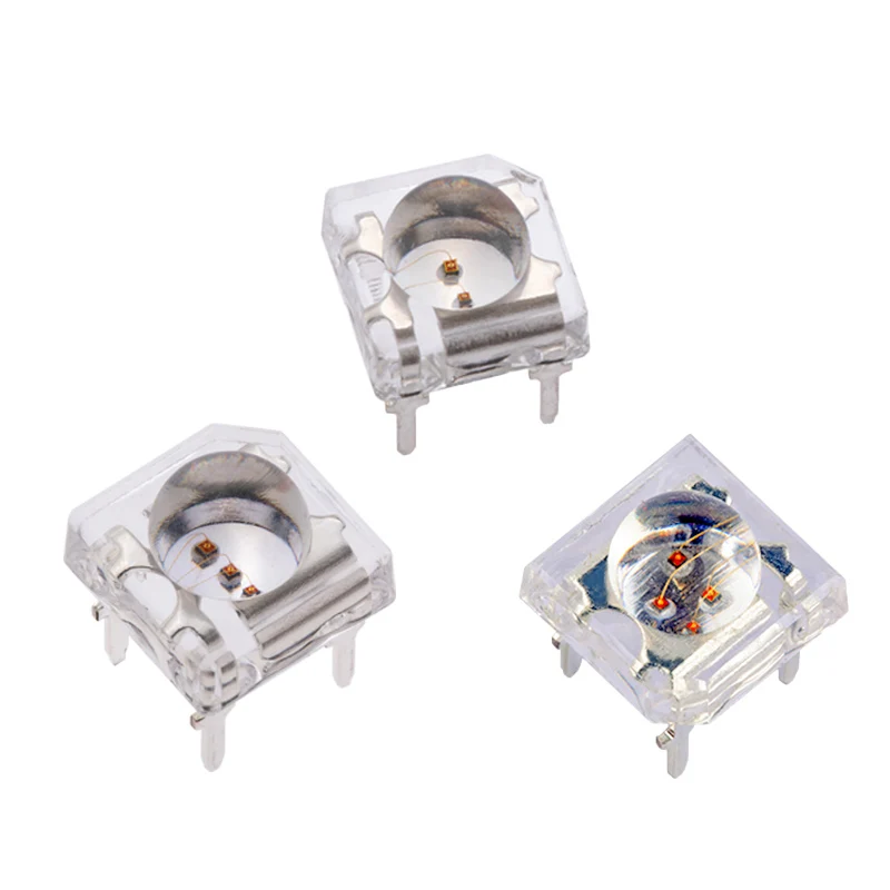 Высокая яркость плоская Пиранья Светодиодная красная 0 04 w/0 05 w желто-зеленая для автомобильных фар задние фары стоп-сигнал светодиодный модуль