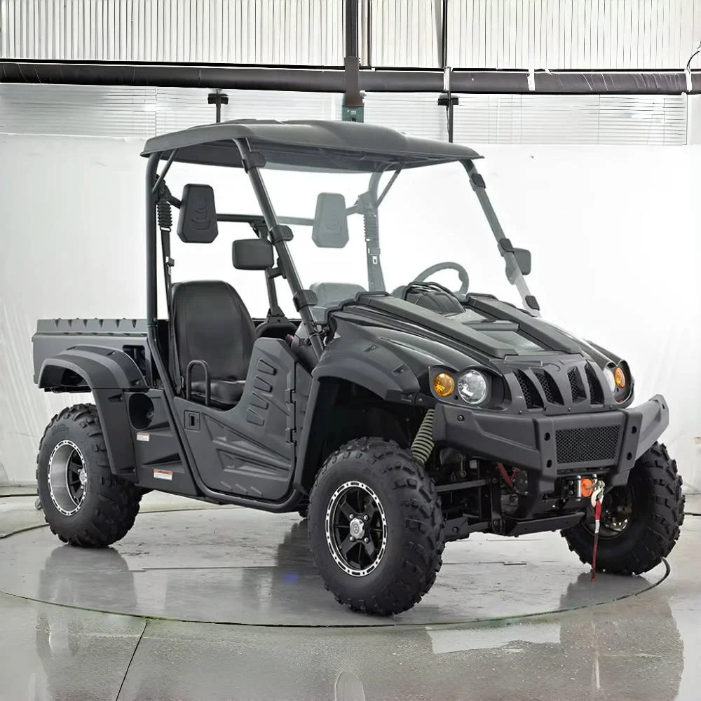 HISUN 4x4 700CC UTV мощный газовый двигатель полезное транспортное средство внедорожный грузовик боковая часть от производителя AWD квадрицикл
