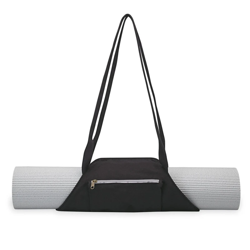 
3 Colors Light Canvas Dance Package Portable Oblique Shoulder Yoga Mat Bag With Zipper Pocket (Without Mat) 