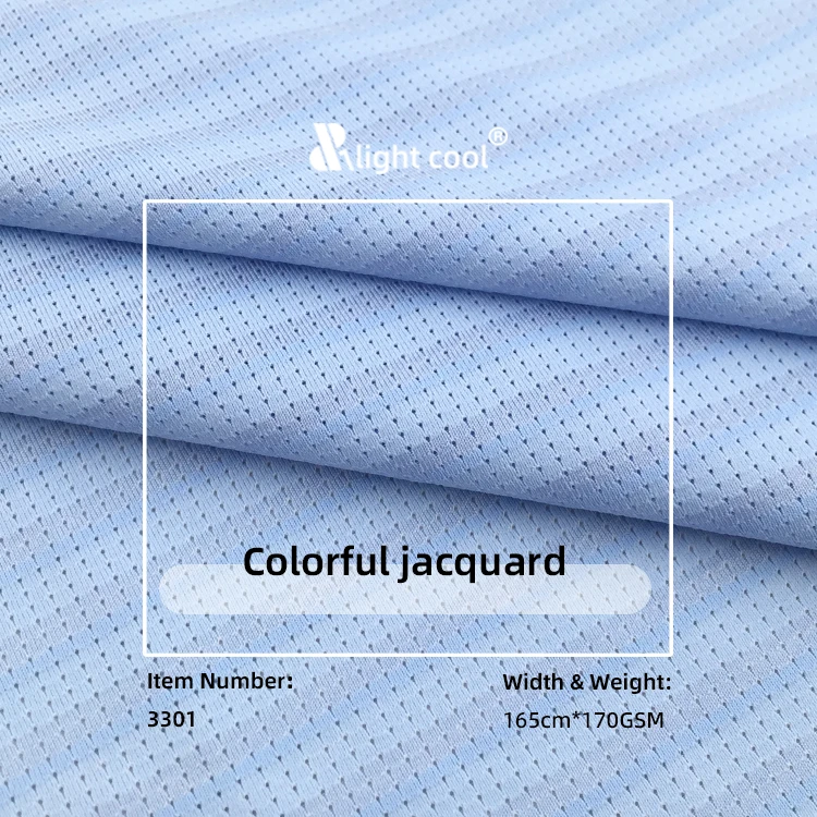 No3301 Moisture Wicking Quick Dry Sports Jersey Polyester Mesh Knit T Shirt Fabric Sportswear Sport Tops