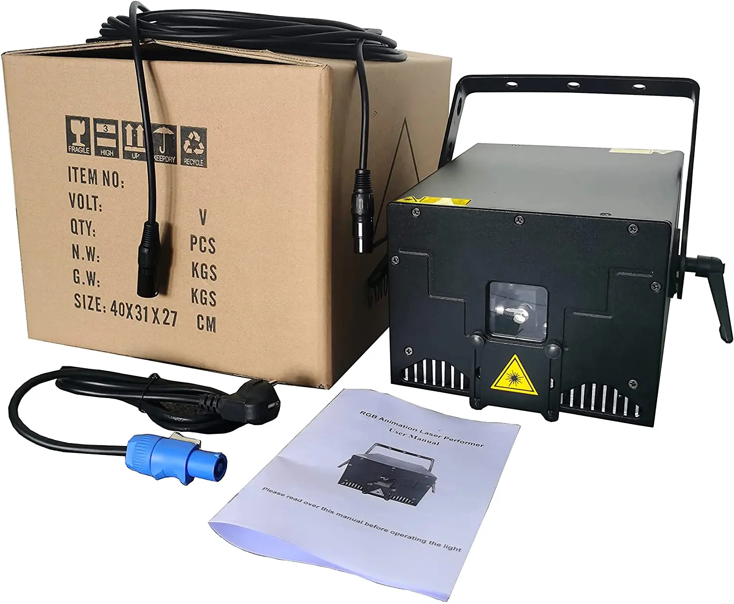 RGB KTV Bar Lights 3W DMX512 Beam Disco Lights Night Club Full Color Amation Lazer Outdoor Stage Light