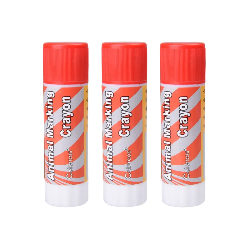 Мелки для животных, маркеры для домашнего скота, красный, зеленый и синий, карандаш для животных из свиней