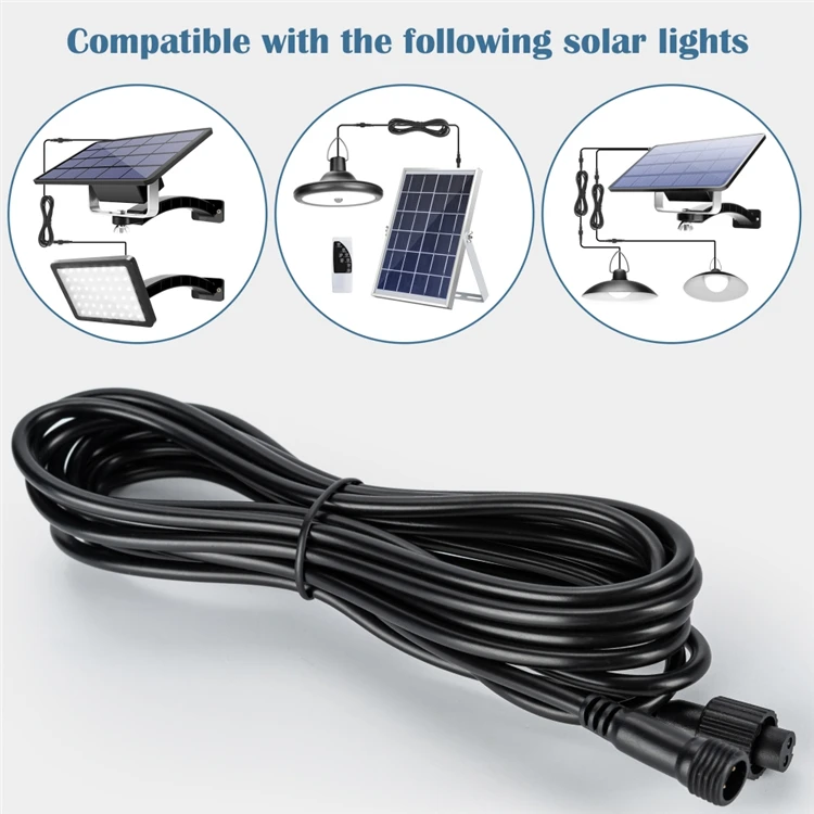 JACKYLED Professional Manufacturer Plug Solar Light Cord Home Extension Cable Wire