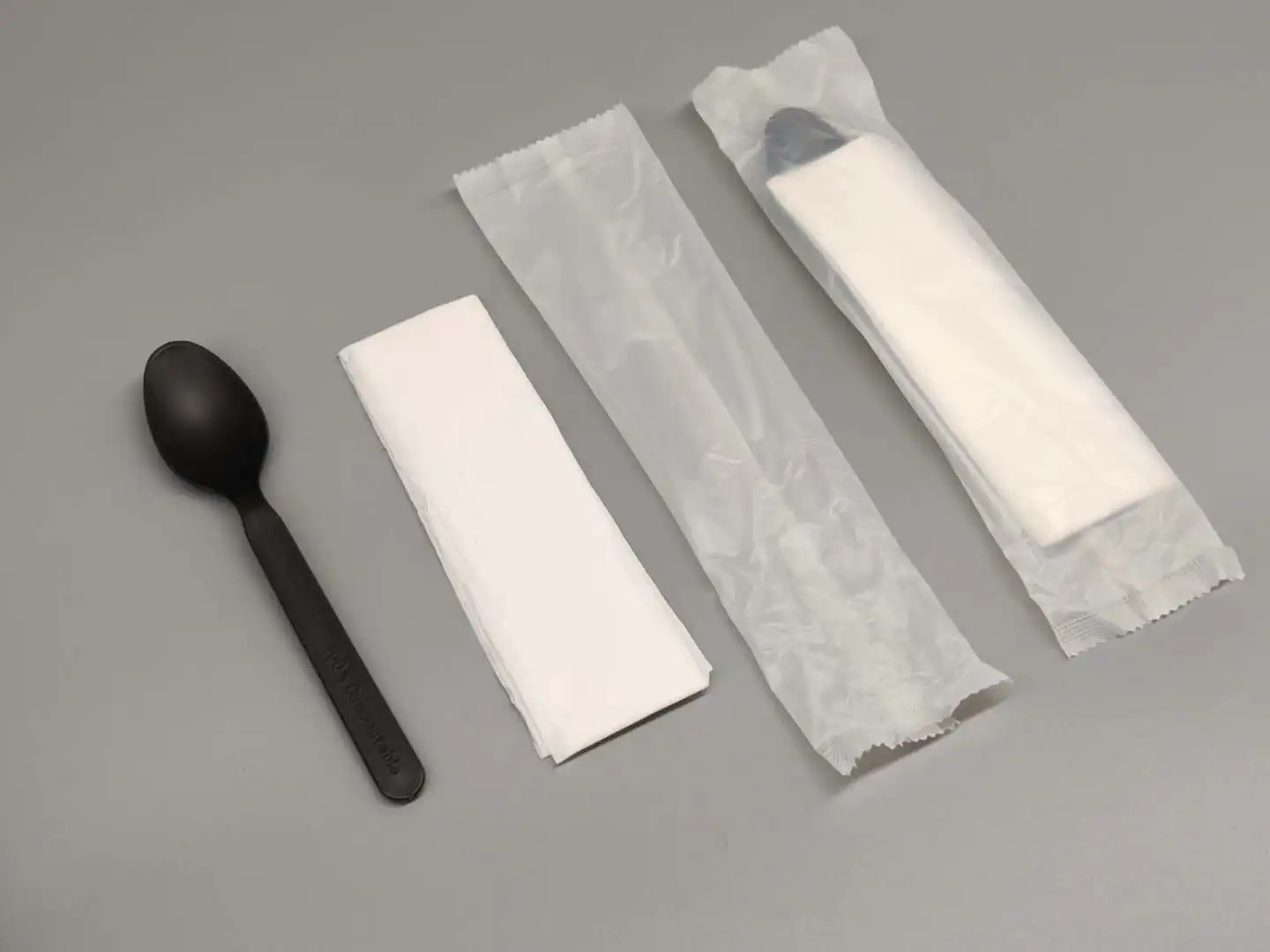 
GreenWorks Eco-friendly disposable flatware spoon Durable plastic chinese soup spoon 