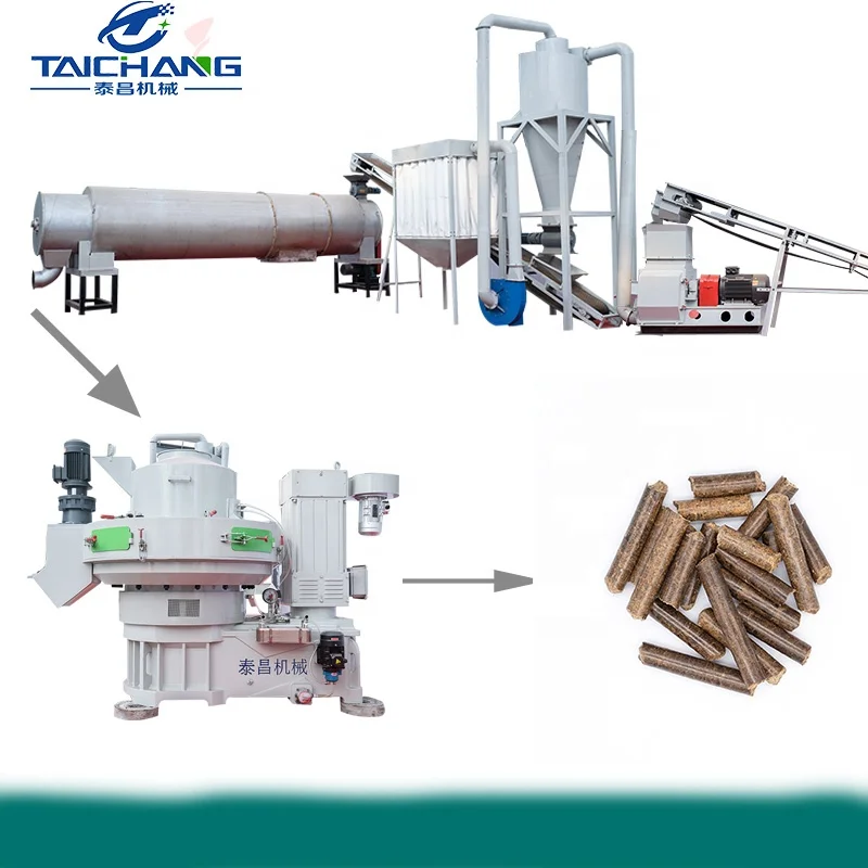 
Energy saving and efficient wood working paddy husk pellets making machine 
