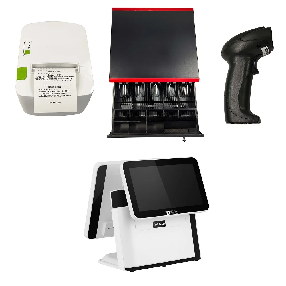 Fast delivery Complete register cash digital wallet payment system sale pos 15 inch pos retail system