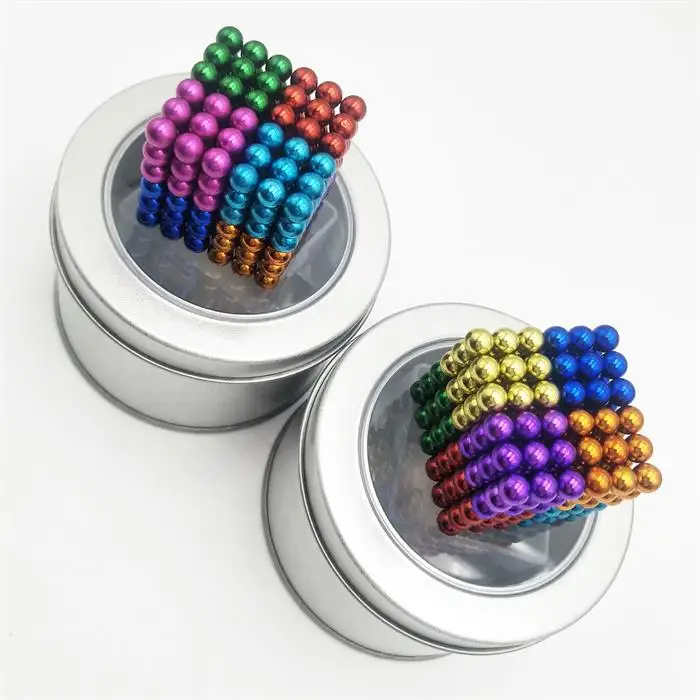 Лидер продаж, игрушка-Пазл «сделай сам», магнитный куб радужного цвета, магнитный шар