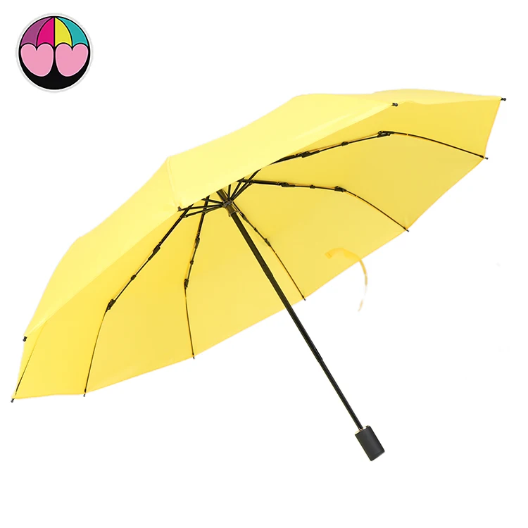 chinese umbrella Manufacture sale windproof custom logo tuuci 3 fold manual open umbrella change color umbrella free shipping