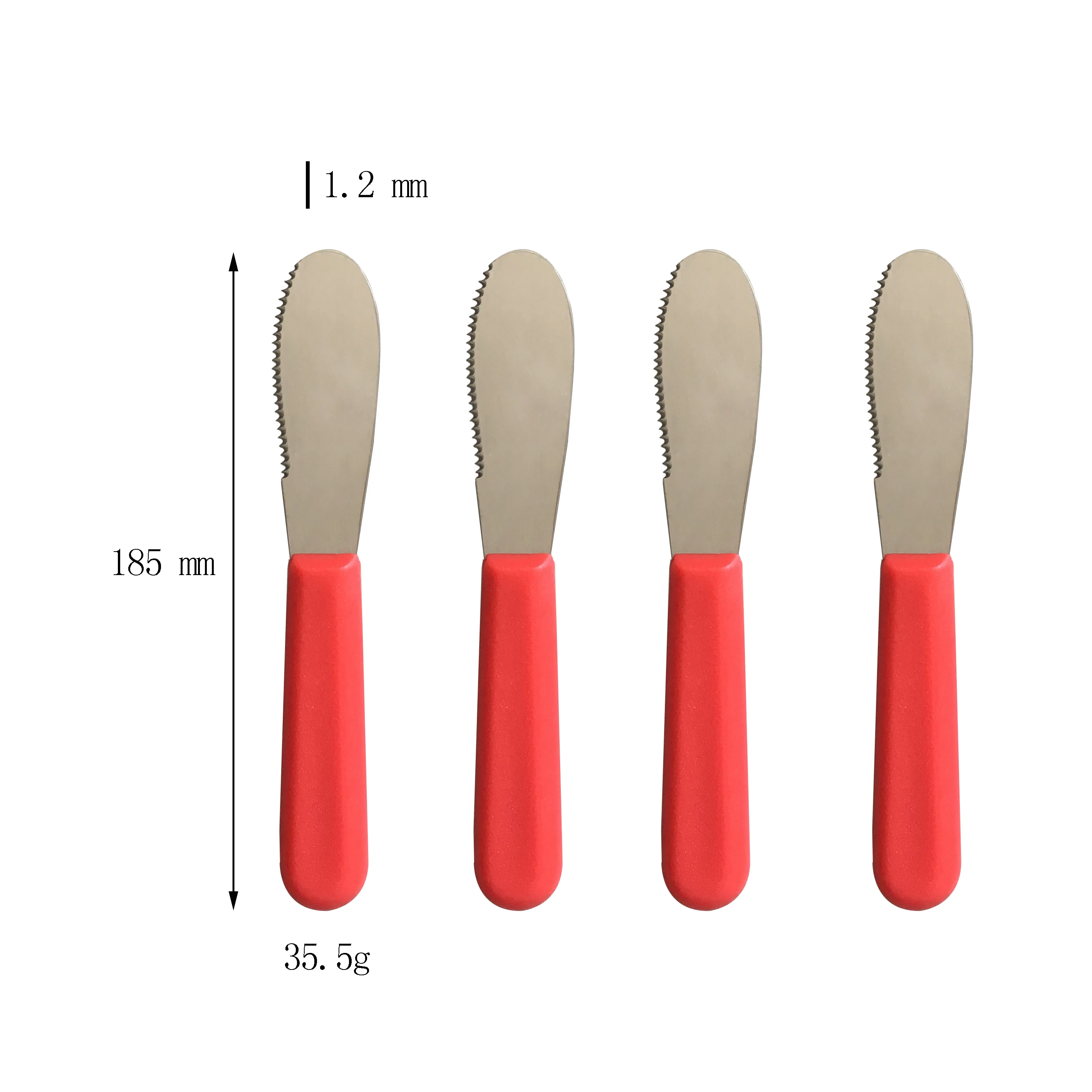 Multi-function kitchen Knife upright Butter knife steel materials