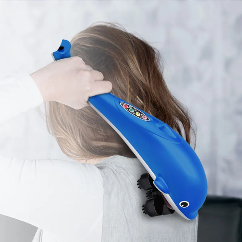 Powerful Handheld Multifunction Dolphin Vibrating hammer massager Energy King Massager