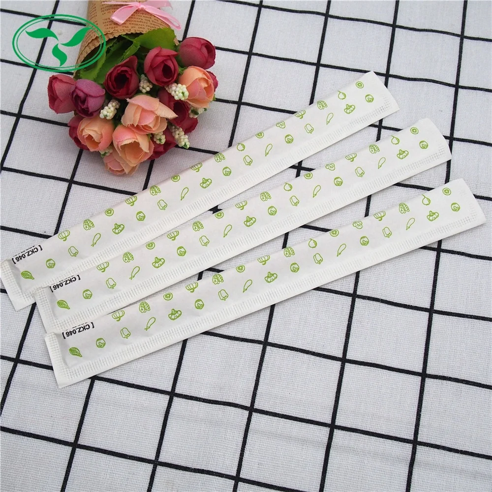 customized paper wrap tensoge bamboo chopsticks disposable