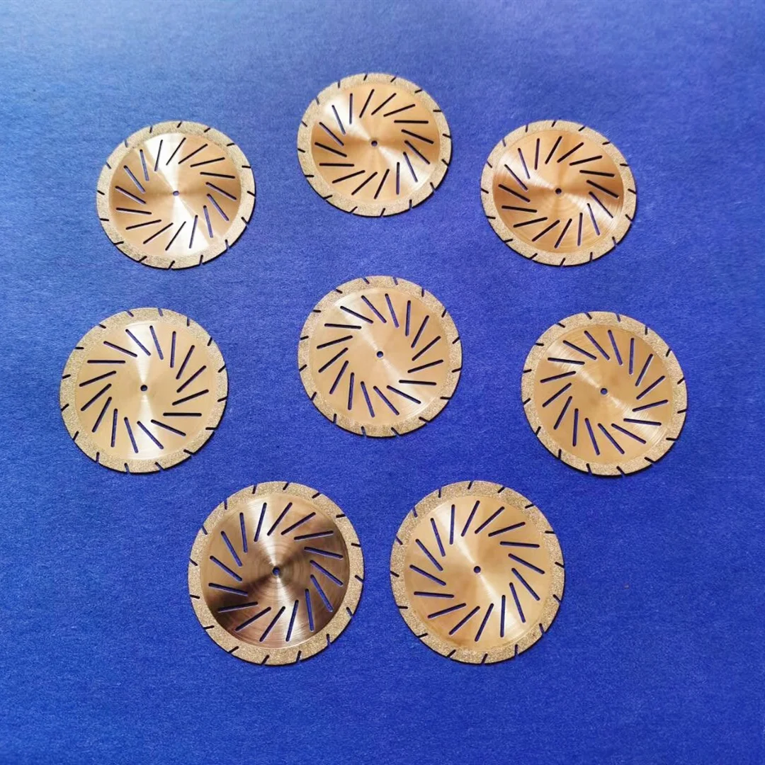 Dental Diamond Fast cutting plaster disc Dental lab Flexible Sintered Diamond Cutting Disc