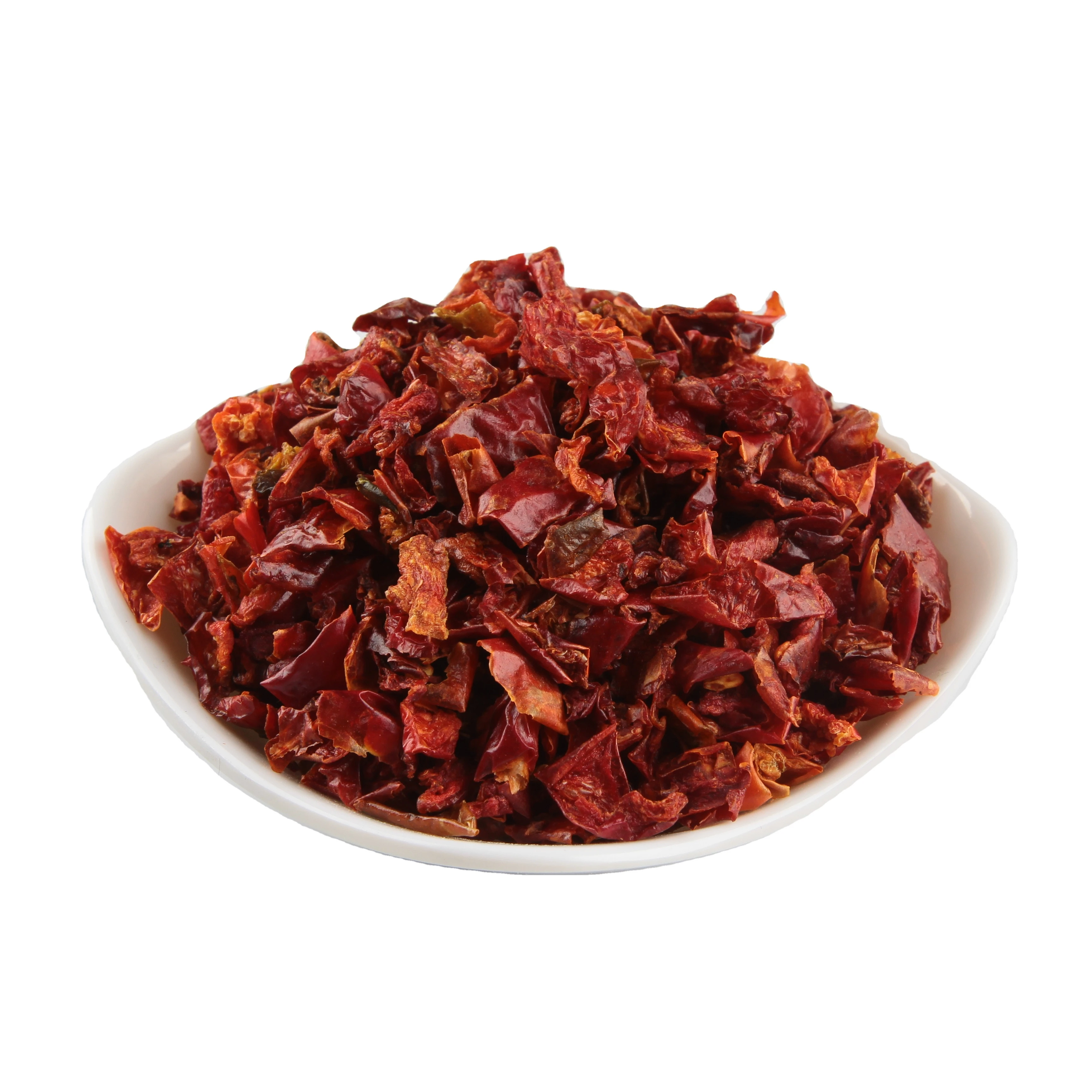 Wholesales bulk natural Dried vegetables Steam treated dried red bell pepper dices