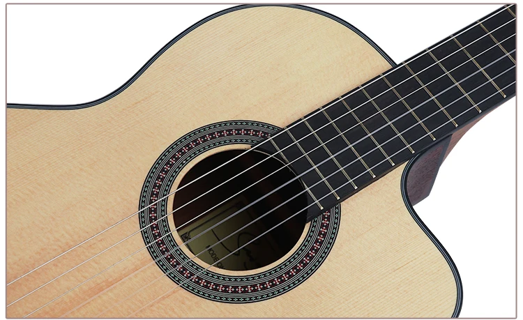 39 inch Affordable Beautiful Sound advanced Playing Wood Musical Instruments Classical Guitar With Nylon String