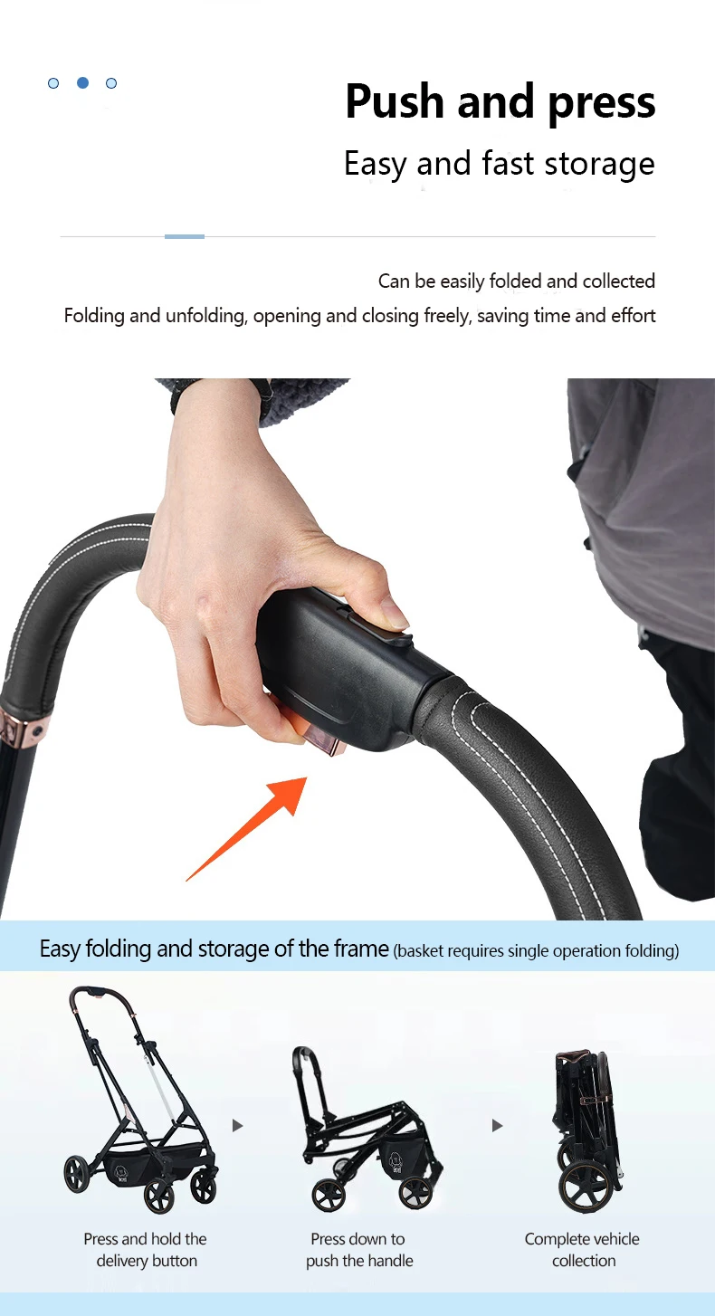 Dog stroller Detachable Outdoor Double Pet Strollers for Cats Dogs