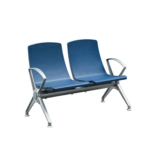 KEDE manufacturer OEM/ODM pu metal  3 seats airport railway station hospital waiting chair