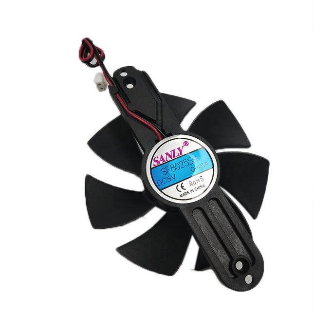 Hot Sale In Stock DC Axial Flow Frameless Fan 12V 24V 80x25mm 3000RPM Cooling Fan for air purifier 8CM