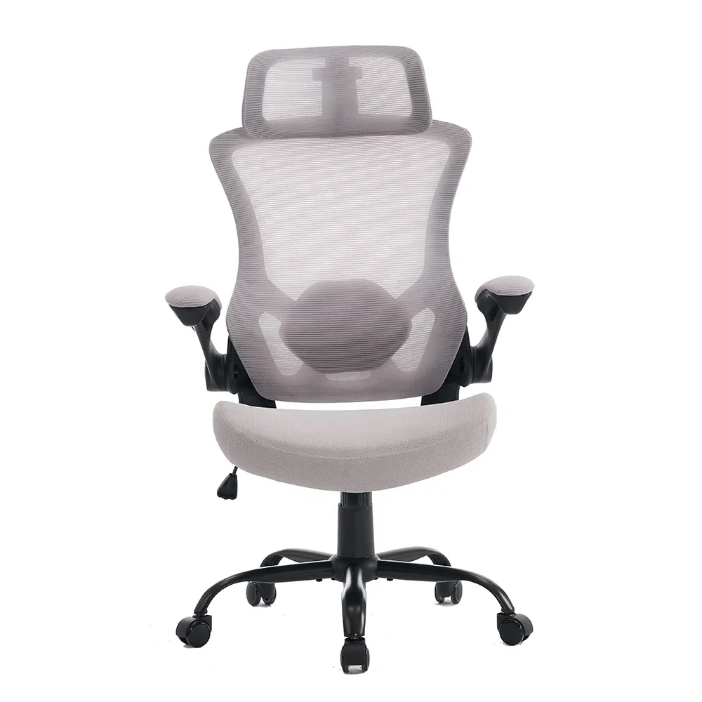 Best High Back Full Mesh Office Chair Grey Executive Ergonomic Modern Office Chair