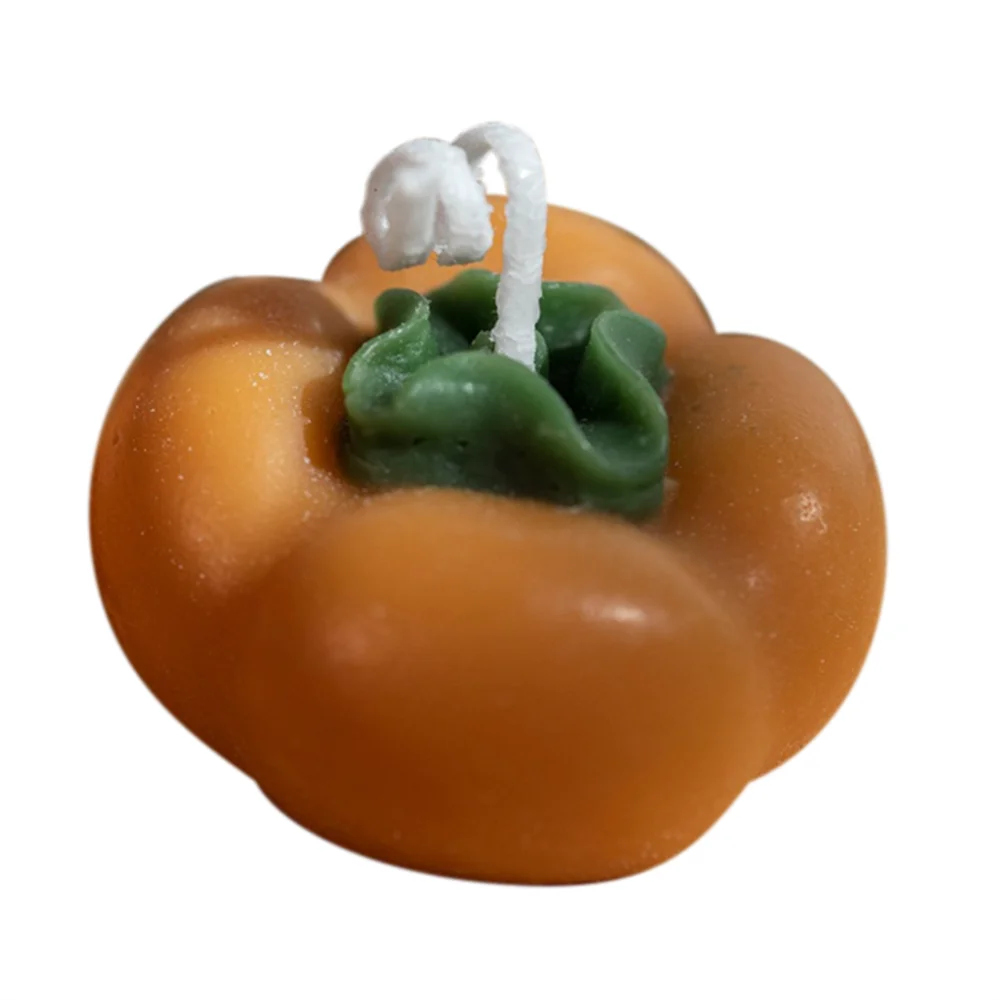 Nature Persimmon Shaped candle fragrance scented aromatherapy candle for wedding