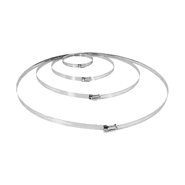 Power Seal Steel Hose Clamp American & German Type W4 Embossed Band Worm Gear Drive Free Samples Included