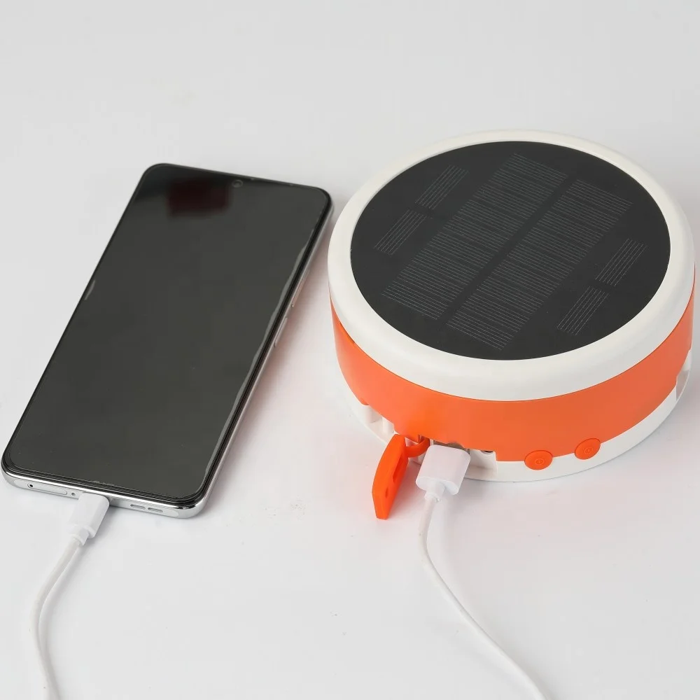 Многофункциональный белый USB перезаряжаемый светодиодный фонарь для палатки портативный кемпинга подвесной открытый Солнечный Аварийный фонарик