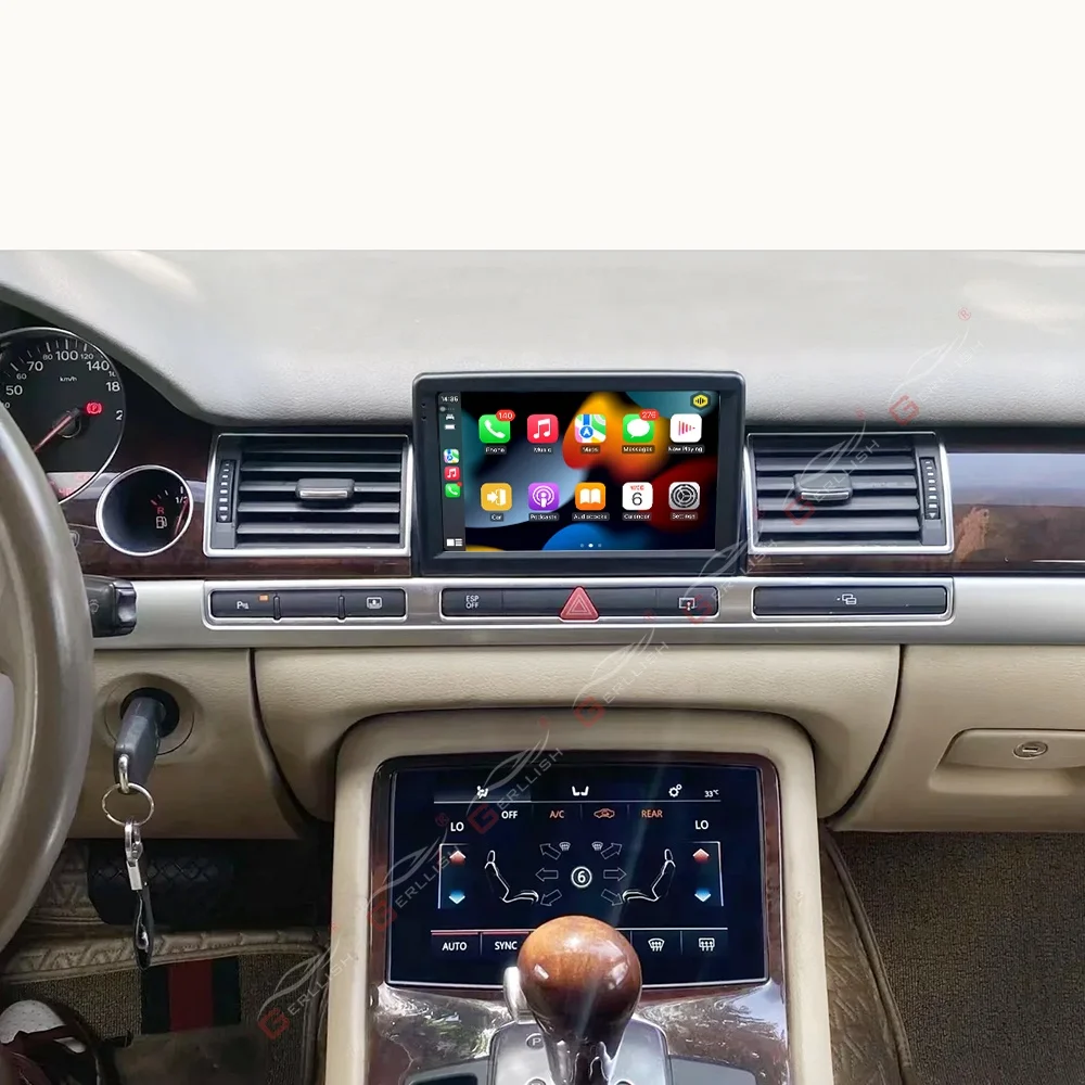 Android Touch Screen AC Board Air Conditioning Panel For Audi A8 IPS AC Car Multimedia Radio Player Stereo Receiver Head Unit