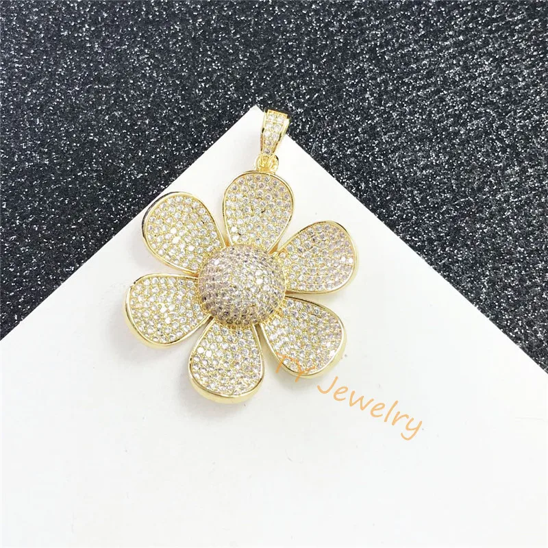 New Stunning fashion the Beautiful sunflower shape of pendant symbol  Charm Accessoires for Bracelet Making pendant