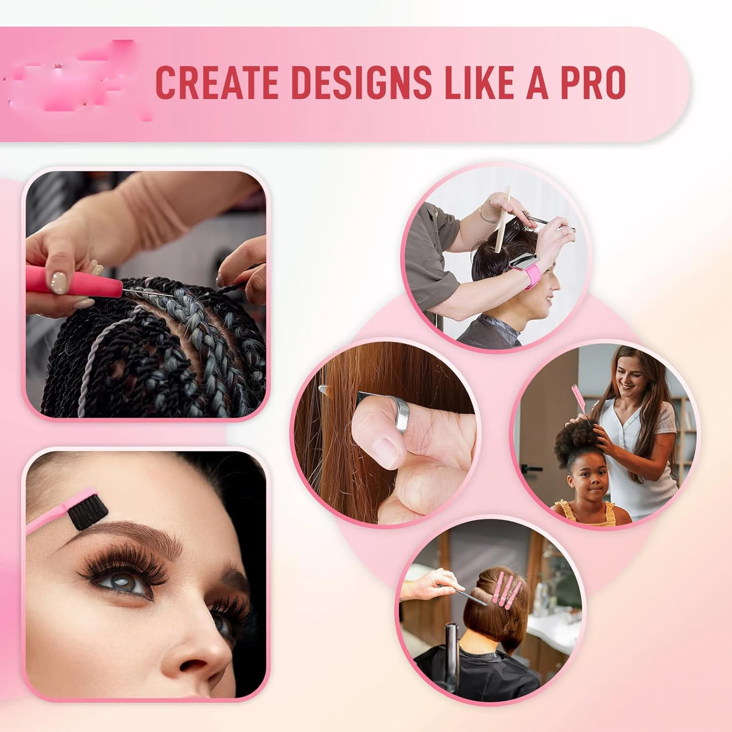 20 Pcs Braiding Hair Rack Stand for Hair - Braiding Rack, braided wig rack for Hair Braiding Stand, wig stand