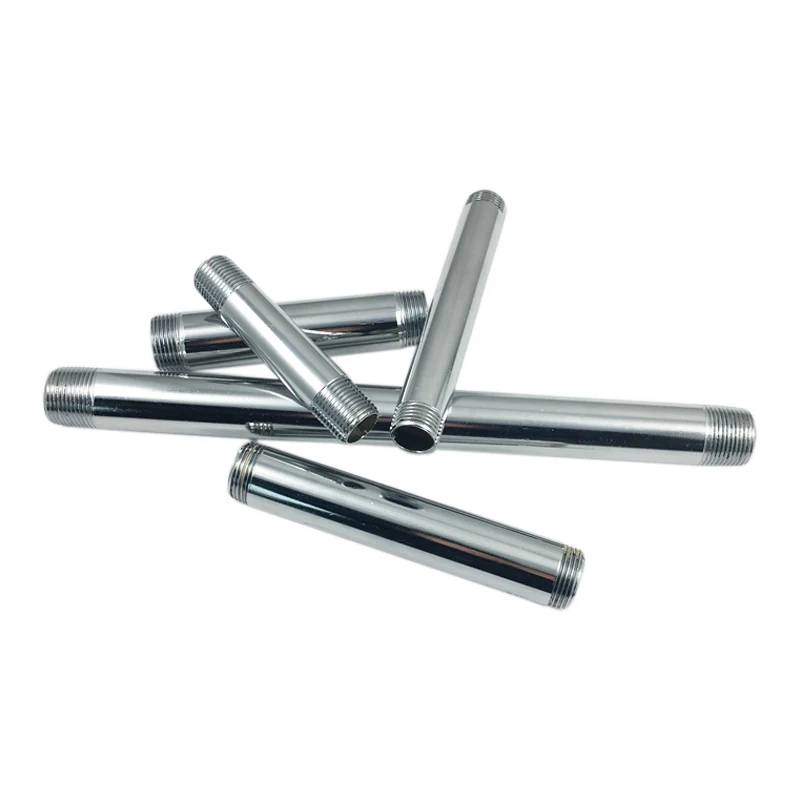 1 inch steel pipe nipple sandblasted carbon steel 1/2 inch X 10CM pipe nipples SCH40 welded pipe nipple