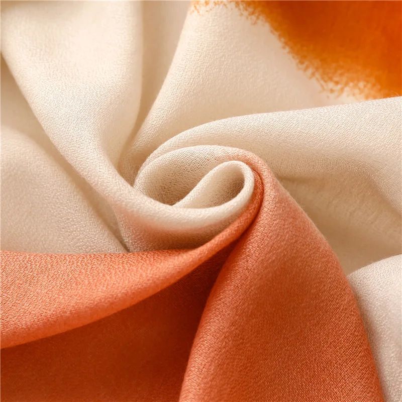 Мягкий льняной хлопковый шарф с принтом вискозные шали женские роскошные длинные шарфы