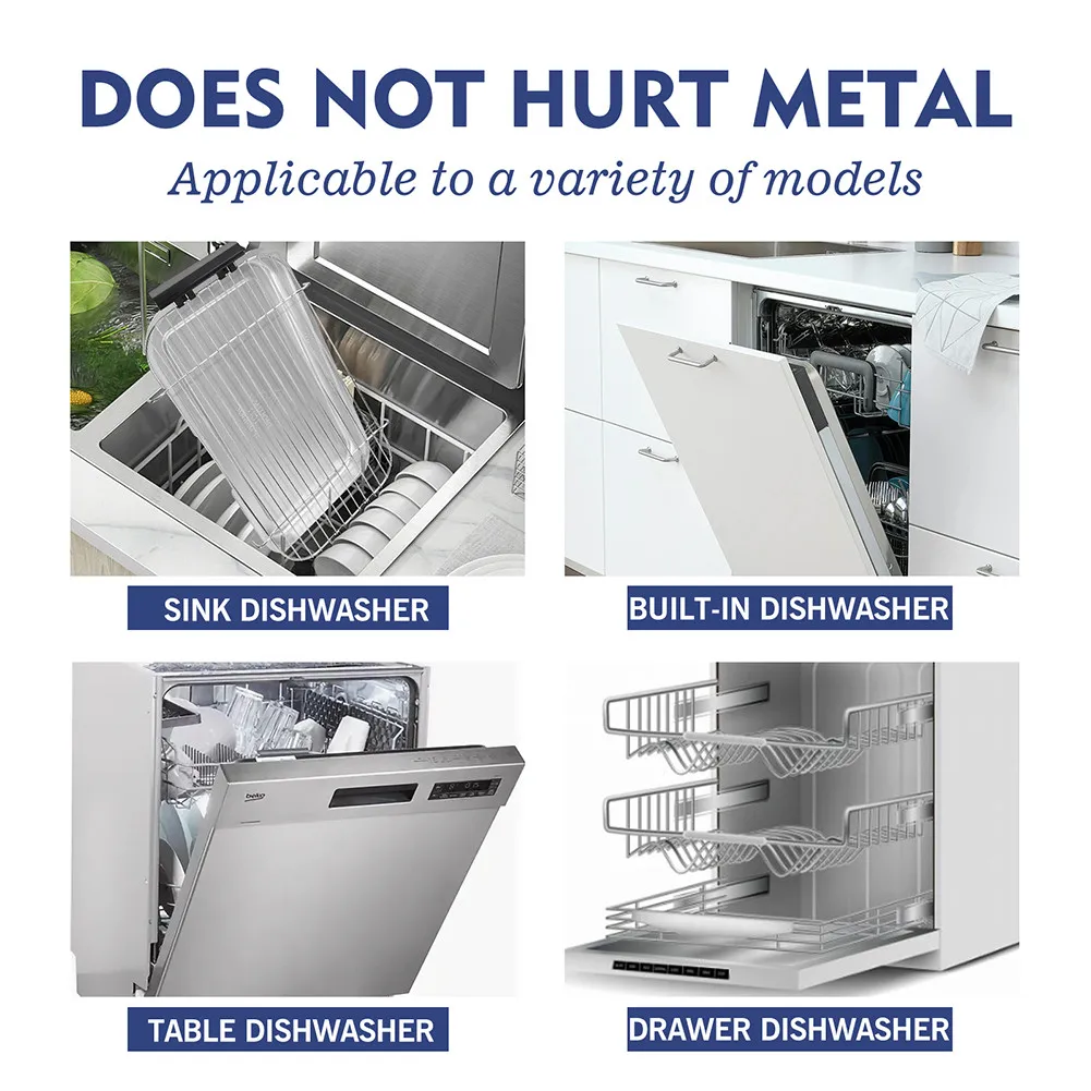 Removes Dishwashing Cleaner Tablet Limescale Household Dishwasher Cleaning Sheet Powerful safe Dish wash Cleaning Tablet