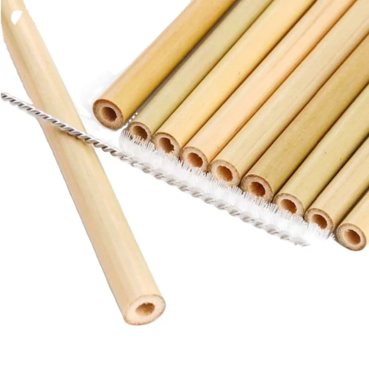 100% натуральная бамбуковая солома многоразовая Питьевая Солома для продажи