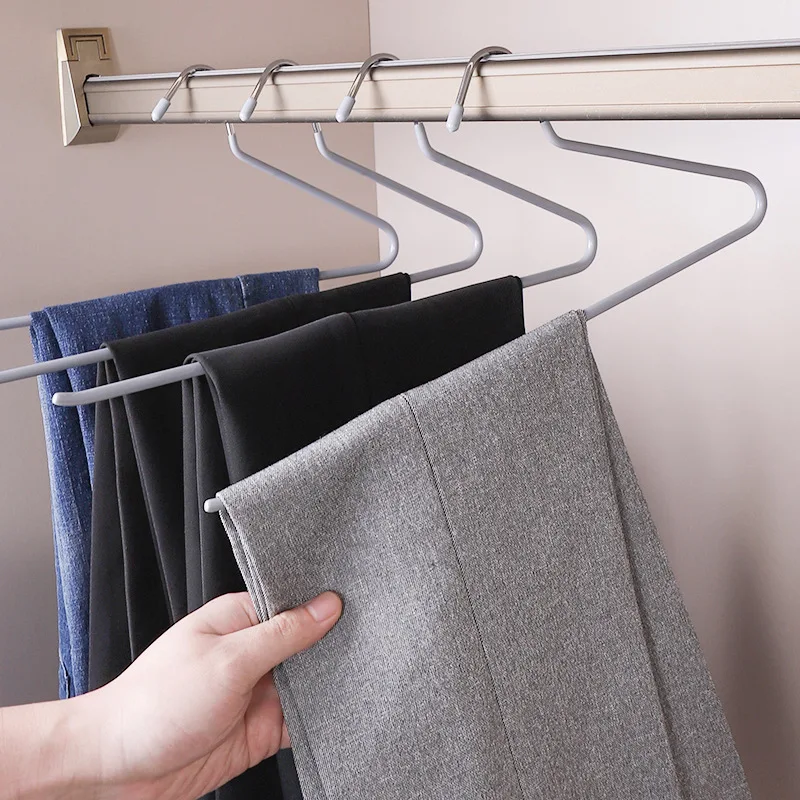 Trouser Hanger Sturdy Open Ended Trouser Hangers Organizers Clothes Airer Hanger For Socks Underwear Bras And Gloves