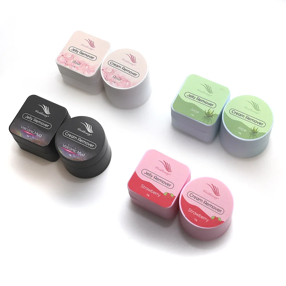 KV 2024 New trend Eyelash extension glue remover cosmetic grade anti-allergy Cream & Jelly eyelashes remover wholesale