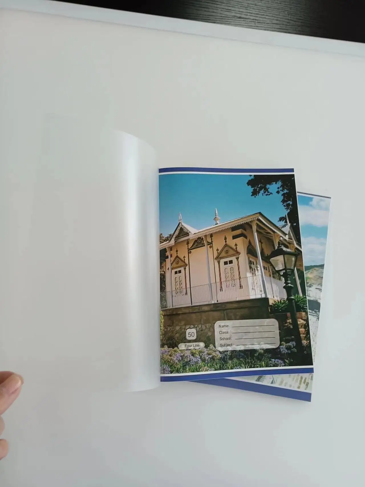 pp cover cheap exercise book french lines notebooks 100pages 300pages with different style school exercise book