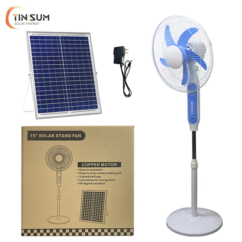 Wholesale solar long-lasting use multi-functional waterproof desktop for mobile phone charging rechargeable fan