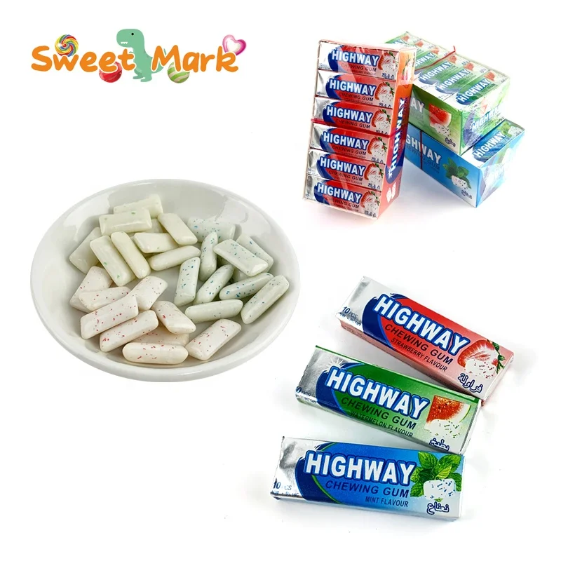 High quality mint bubble gum fruit flavor halal sweet chewing gum