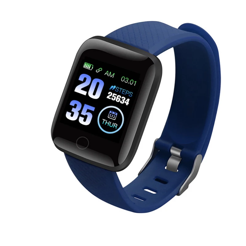 Smart Watches 116 Plus Heart Rate Monitor Watch Smart Wristband Sports Pedometer Smart Band Waterproof Smartwatch