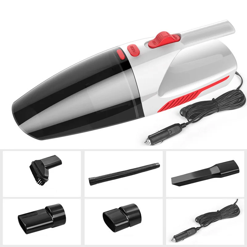 Handheld Car Vacuum Cleaner 120W High Power Quick Car Cleaning Dry Wet Vacuum Wired