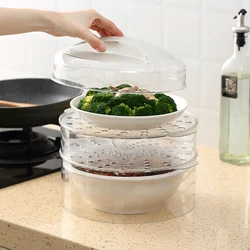 4-layer transparent insulation vegetable cover foldable Clear pop-up Restaurant table cover amazon clear acrylic food dome cover