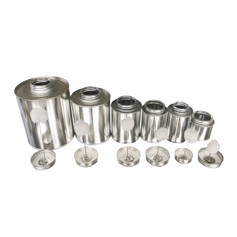 Tinplate Metal Type and Metal Material used tin cans for sale packing glue metal container