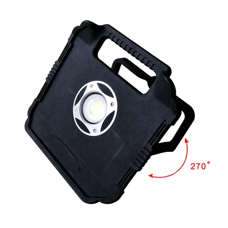 
PA6 charging projection lamp Environmentally-friendly plastic hand lantern magnet adsorbs outdoor lighting LED working lamps 